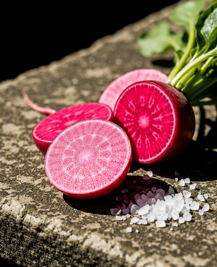 Macro texture of vibrant fruits