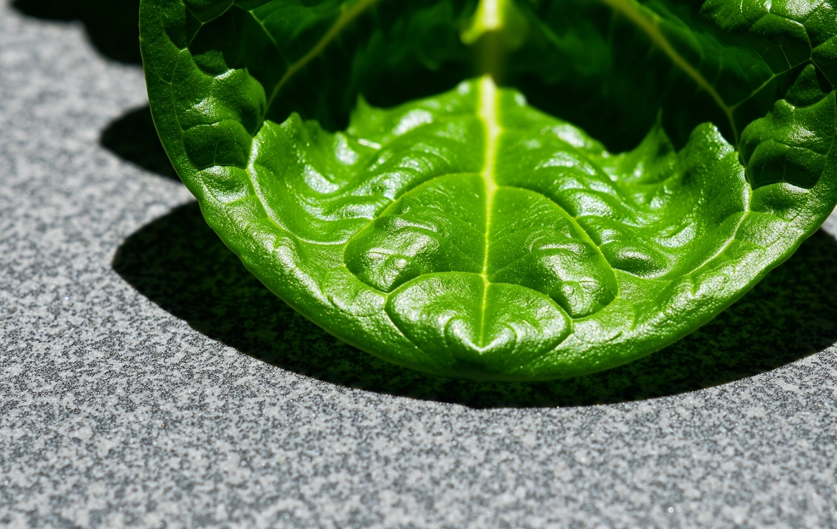 Microscopic view of vegetable cellular structure